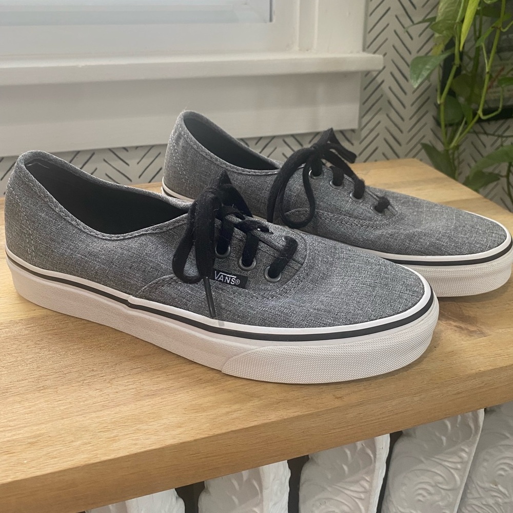 Vans Gray and Black Women's Sneakers
